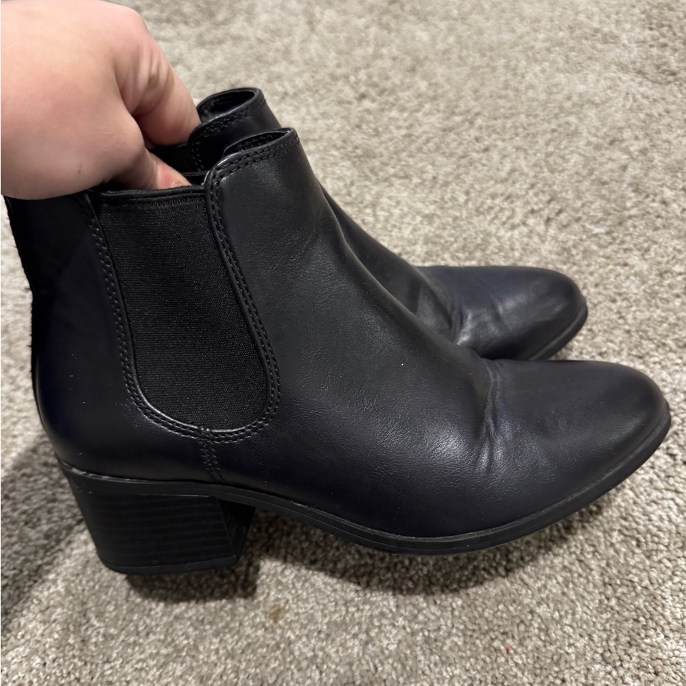 Target Black Heeled Ankle Boots